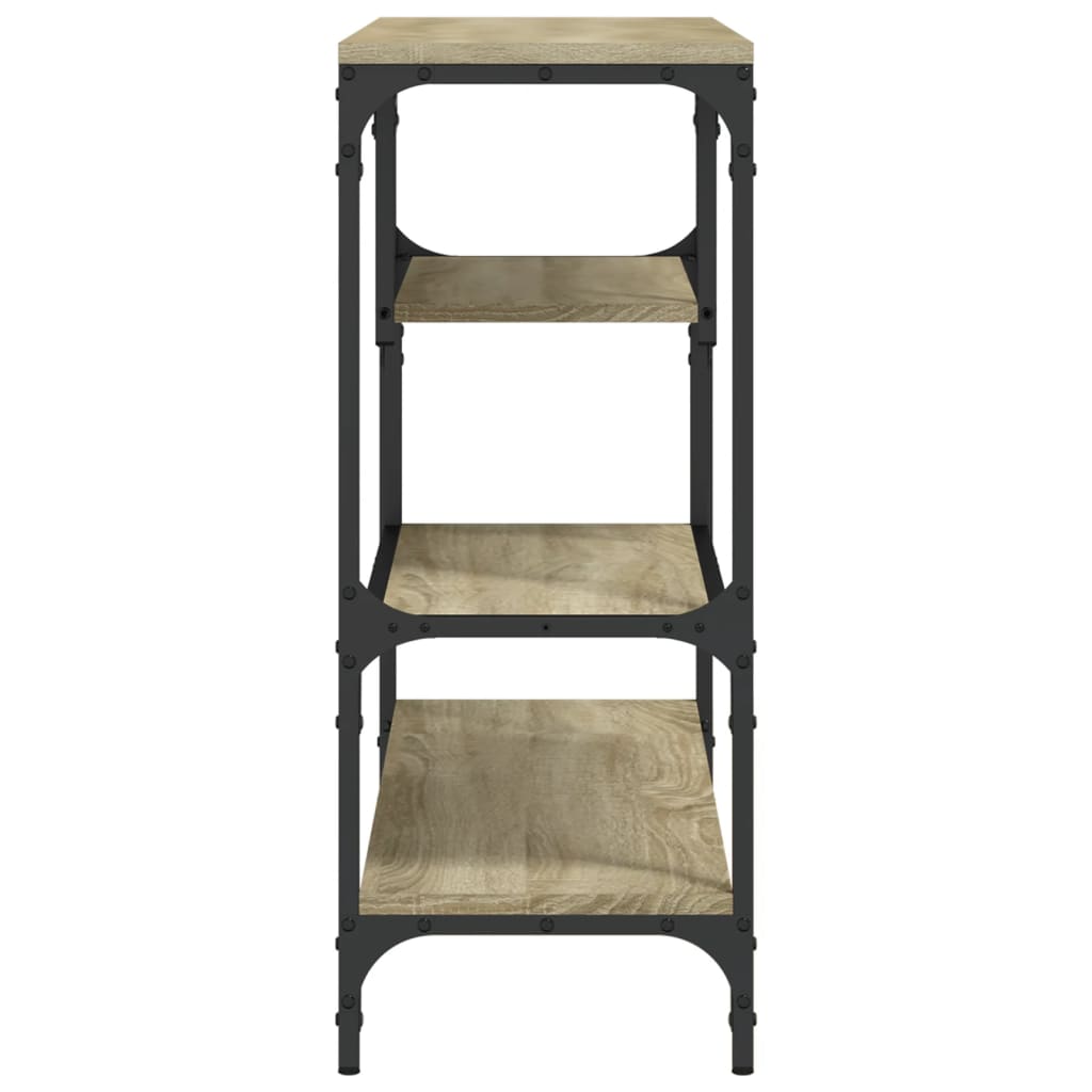 vidaXL Τραπέζι Κονσόλα Sonoma Δρυς 100x30x75 εκ. Επεξεργασμένο Ξύλο