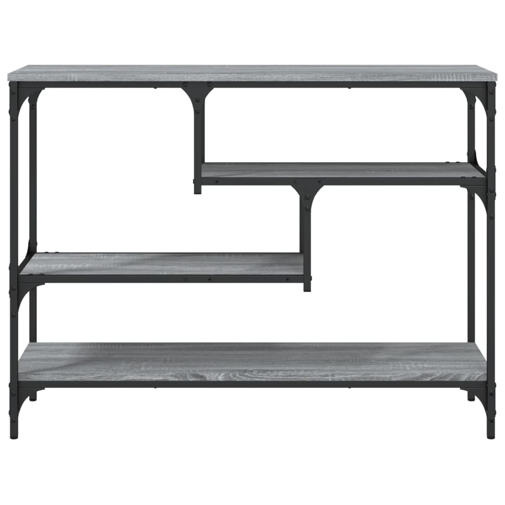 vidaXL Τραπέζι Κονσόλα Γκρι Sonoma 100x30x75 εκ. Επεξεργασμένο Ξύλο