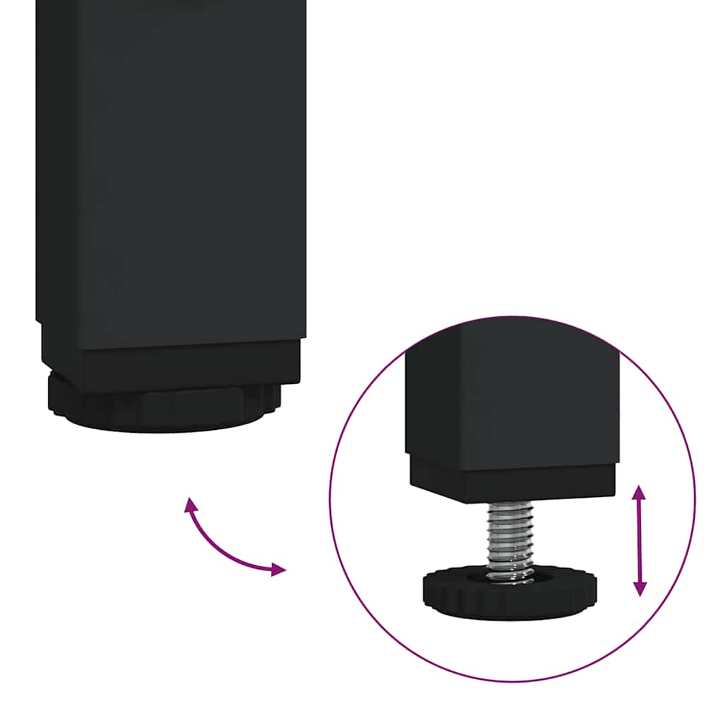 vidaXL Ντουλάπα με Συρτάρια Καπνιστή Δρυς 89x39x184,5εκ. Επεξεργ. Ξύλο