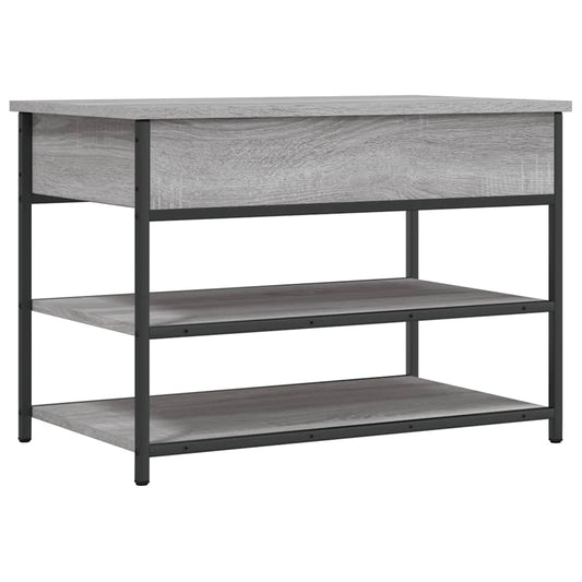 vidaXL Παπουτσοθήκη Γκρι Sonoma 70x42,5x50 εκ. από Επεξεργασμένο Ξύλο