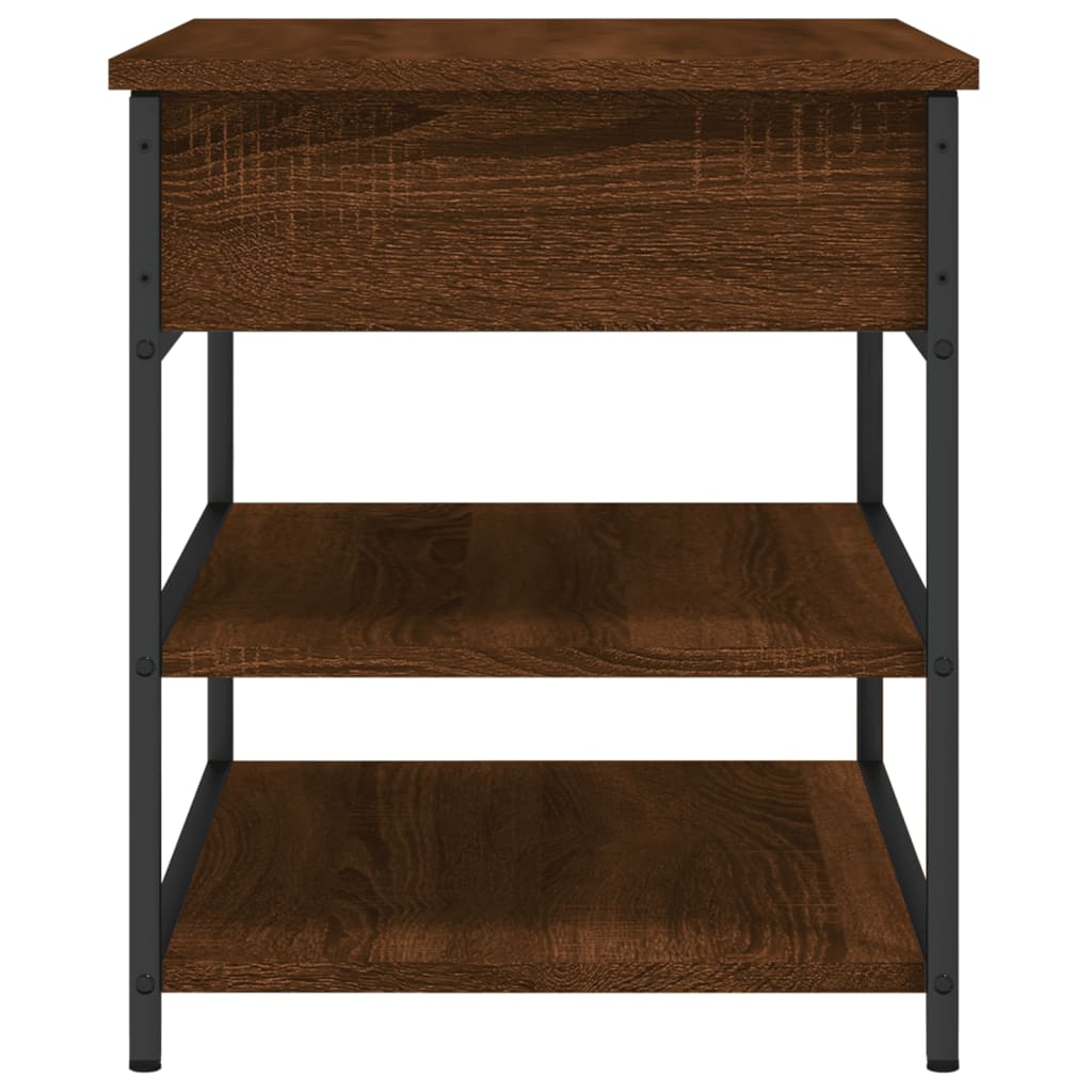 vidaXL Παπουτσοθήκη Καφέ Δρυς 70x42,5x50 εκ από Επεξεργασμένο Ξύλο