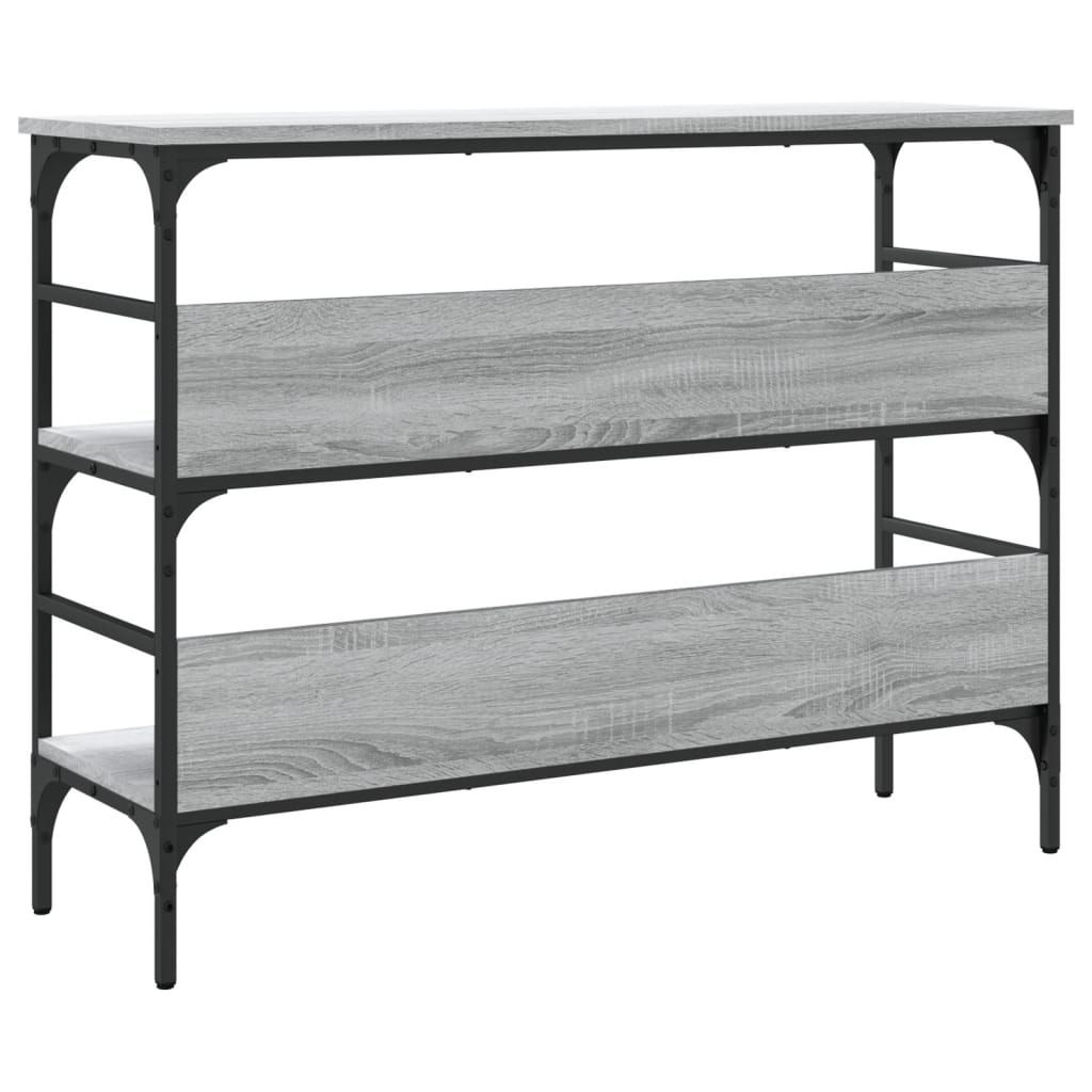 vidaXL Τραπέζι Κονσόλα Γκρι Sonoma 100x32x75 εκ. Επεξεργασμένο Ξύλο