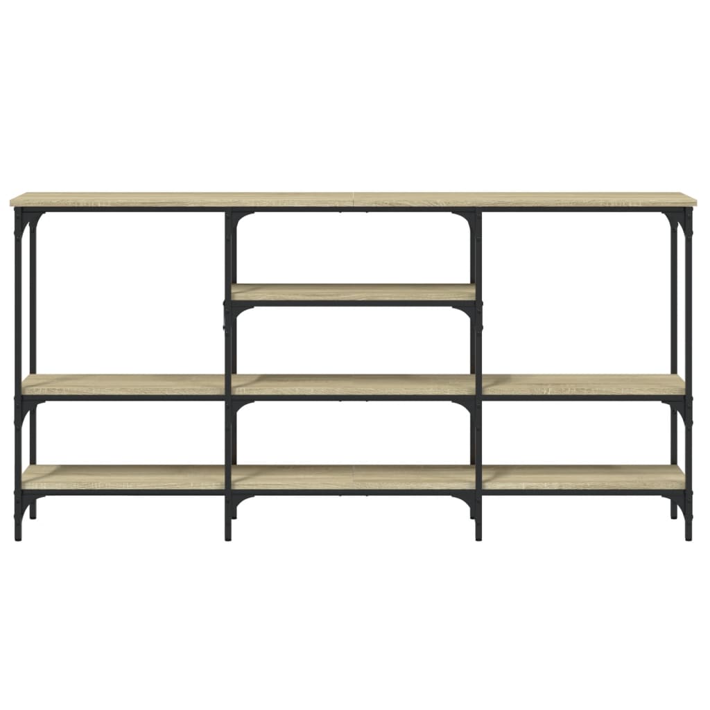 vidaXL Τραπέζι Κονσόλα Sonoma Δρυς 160x29x80 εκ. Επεξεργασμένο Ξύλο