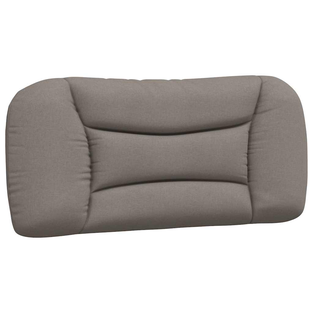vidaXL Σκελετός Κρεβατιού Χωρίς Στρώμα Hvar Taupe 90x190 εκ. Υφασμάτινο