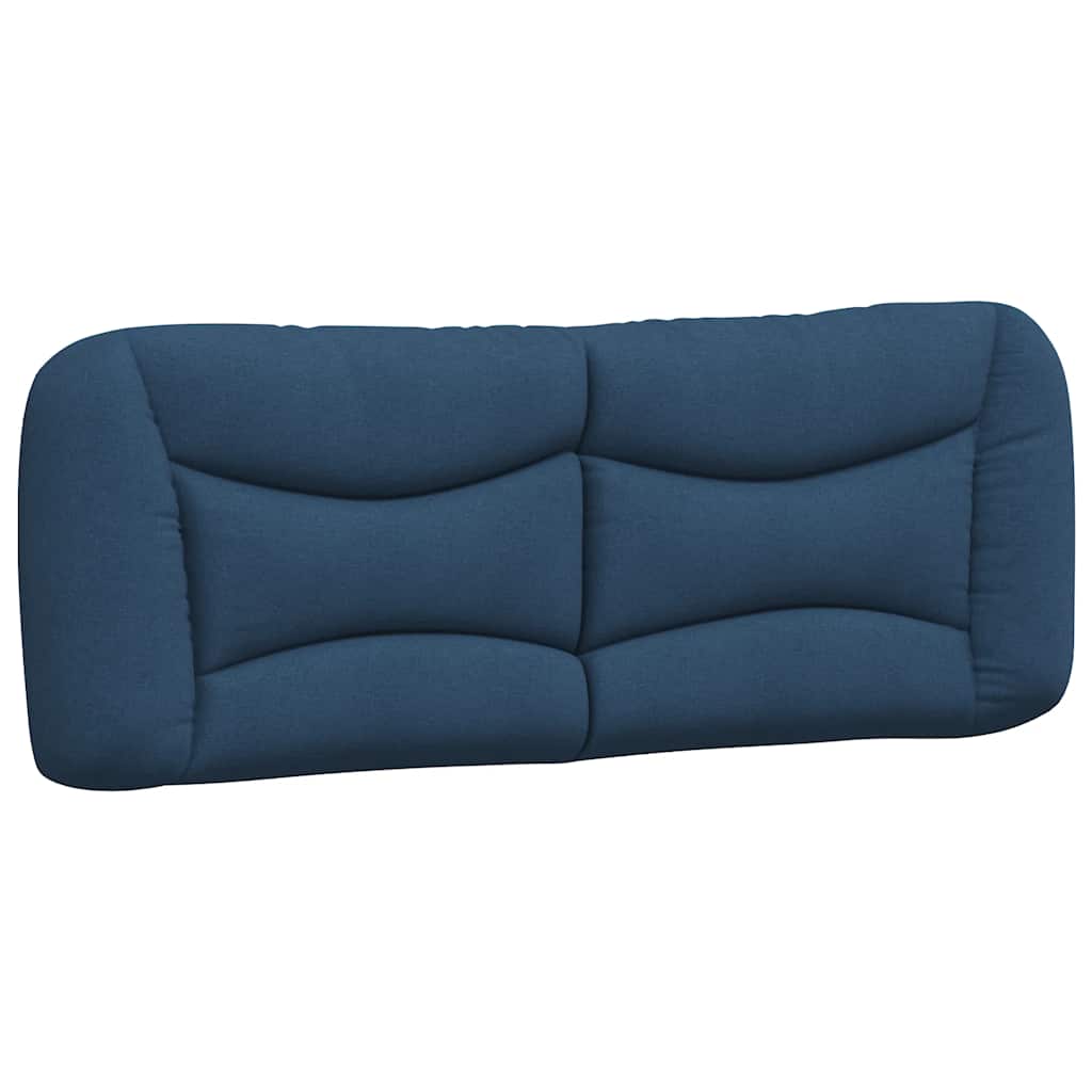 vidaXL Πλαίσιο κρεβατιού χωρίς στρώμα Hvar μπλε 120x200cm ύφασμα