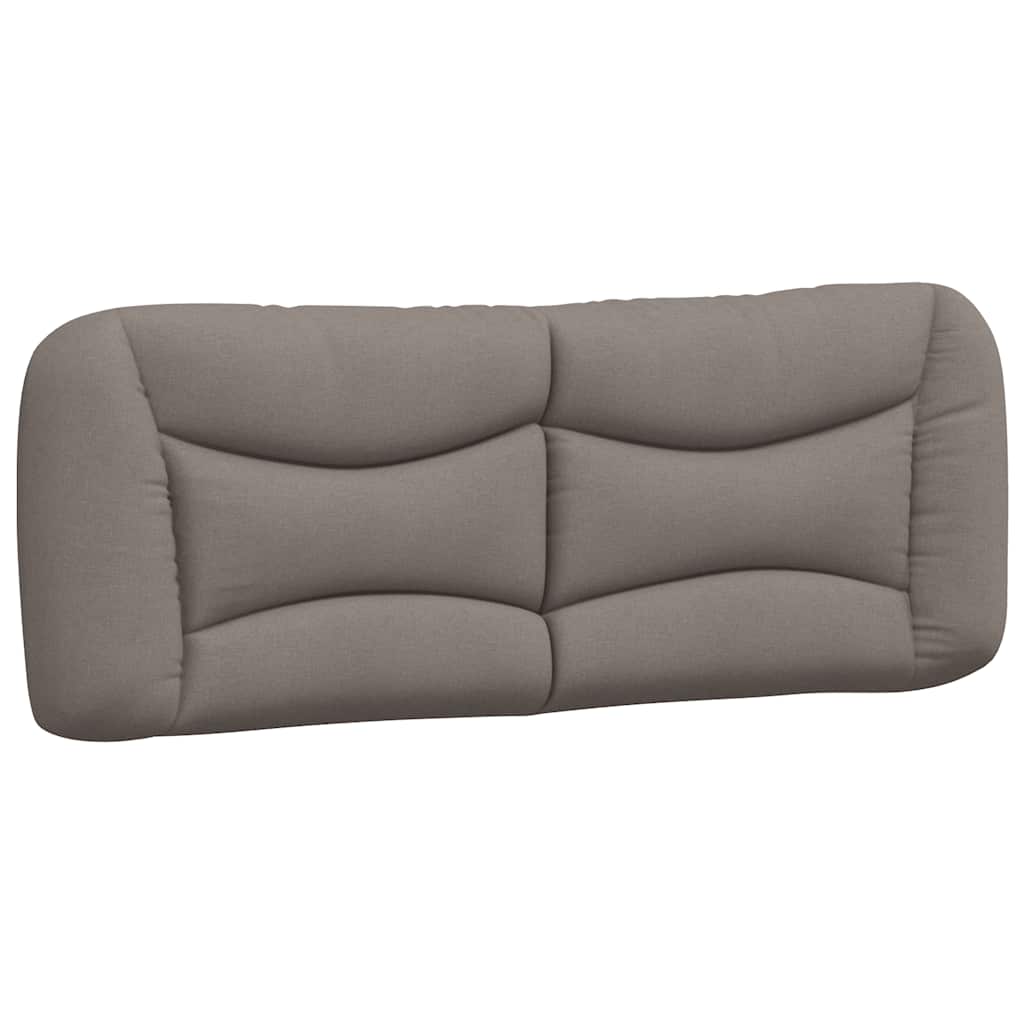 vidaXL Σκελετός Κρεβατιού Χωρίς Στρώμα Hvar Taupe 180x200 εκ. Υφασμάτινο