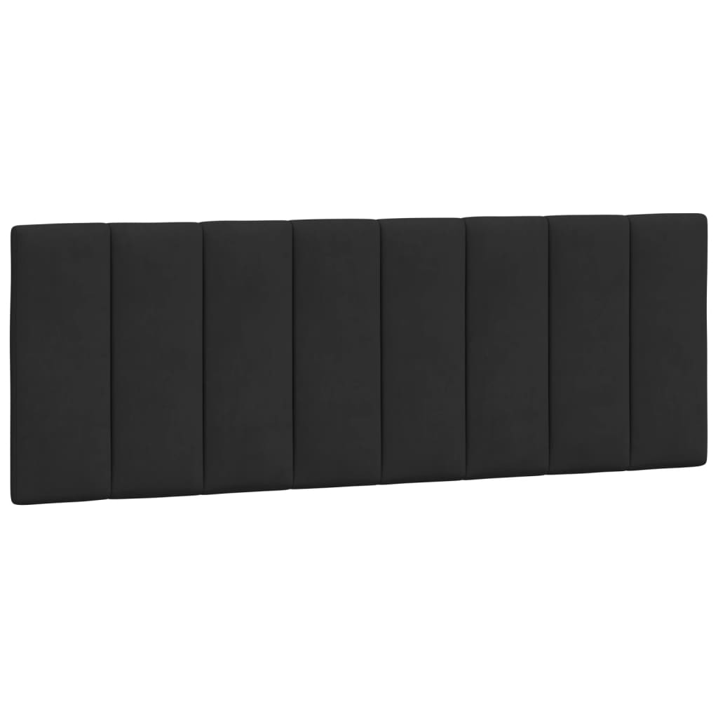 vidaXL Σκελετός Κρεβατιού Χωρίς Στρώμα Μαύρο 140x190 εκ. Βελούδινο