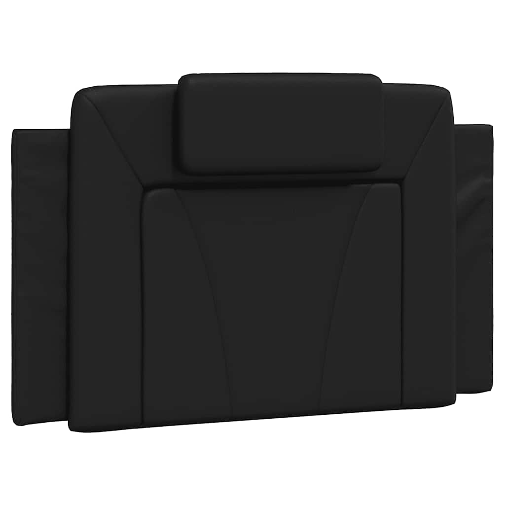 vidaXL Σκελετός Κρεβατιού Viana Χωρίς Στρώμα Μαύρο 80x200 εκ. Συνθετικό Δέρμα