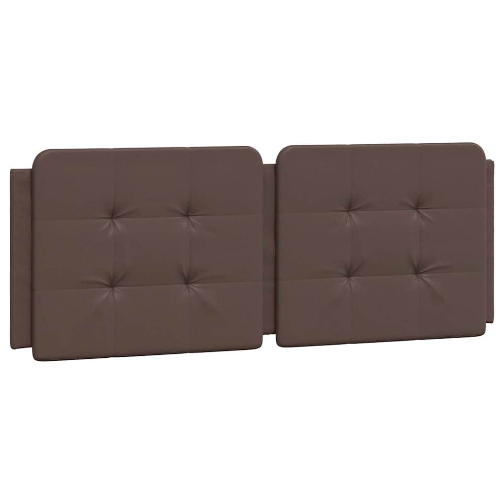 vidaXL Σκελετός Κρεβατιού Χωρίς Στρώμα Zadar Καφέ 120x200 εκ. Συνθετικό Δέρμα