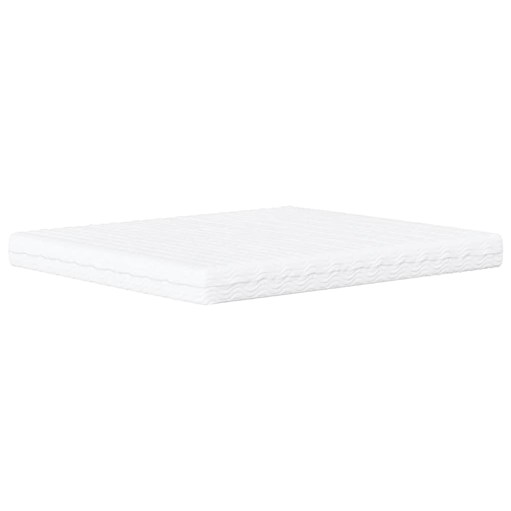 vidaXL Κρεβάτι με Στρώμα Dover Μαύρο/Λευκό 160x200 εκ. από Συνθετικό Δέρμα