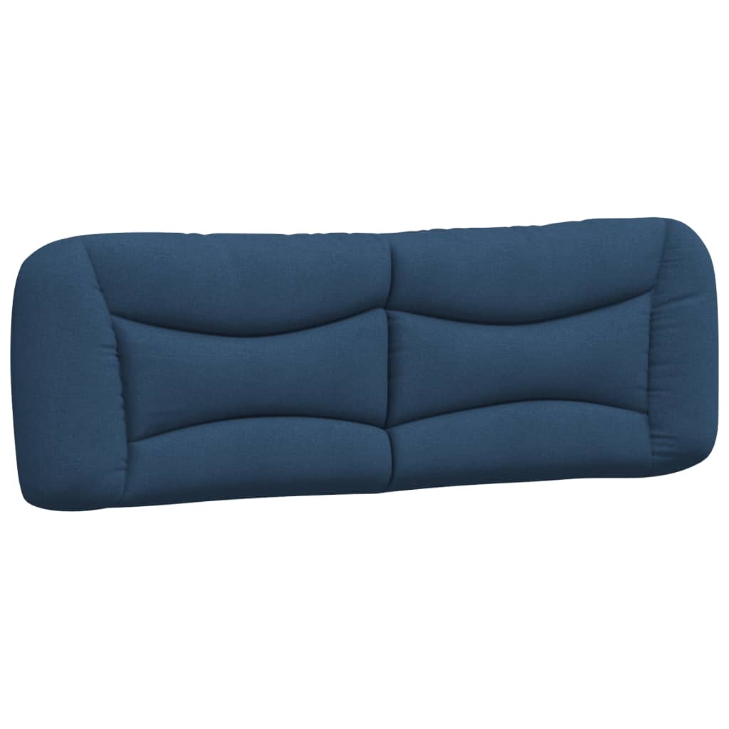 vidaXL Κρεβάτι με Στρώμα Hvar Μπλε 160x200 εκ. Υφασμάτινο