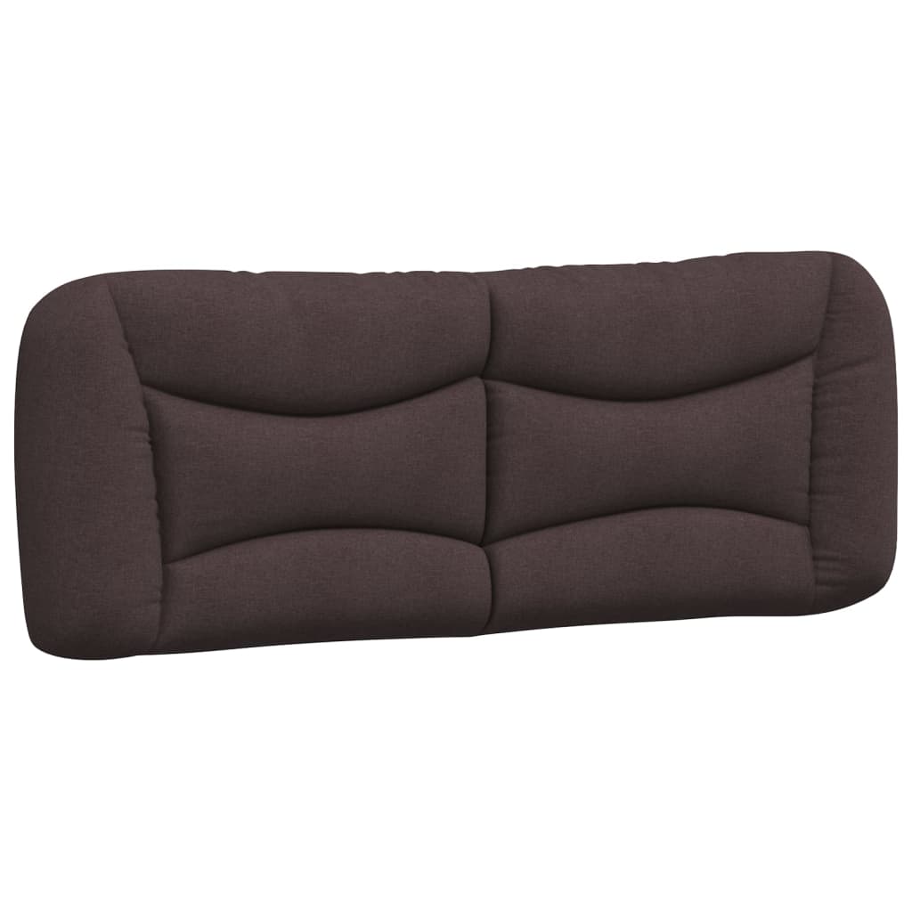 vidaXL Κρεβάτι με Στρώμα Hvar Σκούρο Καφέ 180x200 εκ Υφασμάτινο