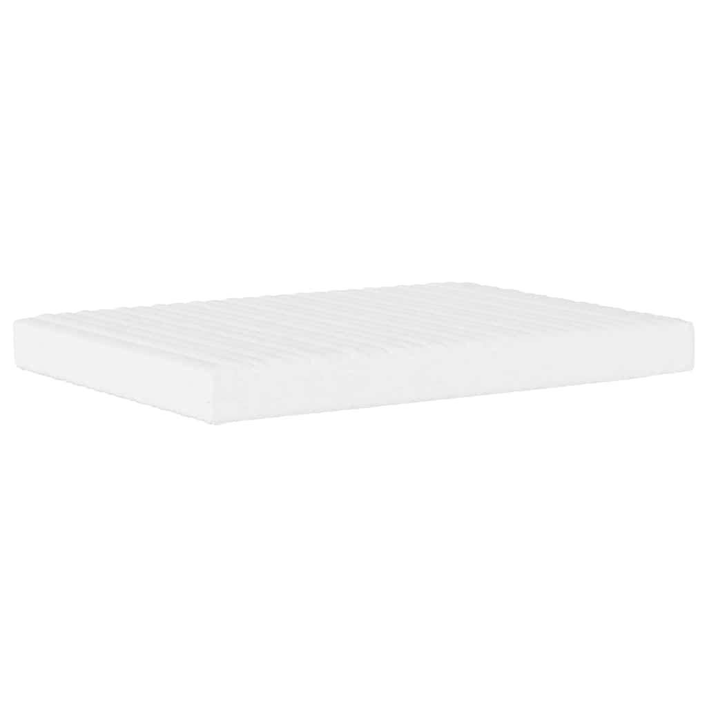 vidaXL Κρεβάτι με Στρώμα Hanko Μπλε 120x200 εκ. Βελούδινο