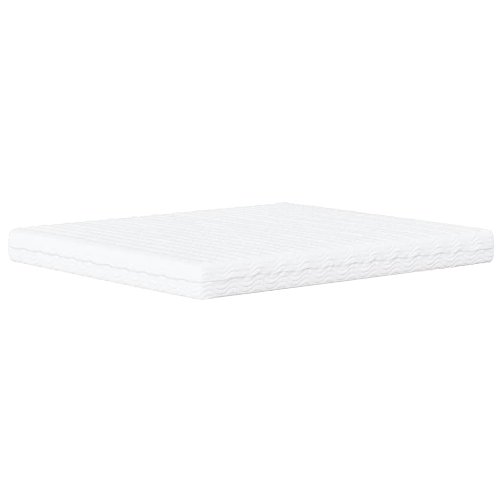 vidaXL Κρεβάτι με Στρώμα Hanko Σκούρο Πράσινο 180x200εκ. Βελούδινο