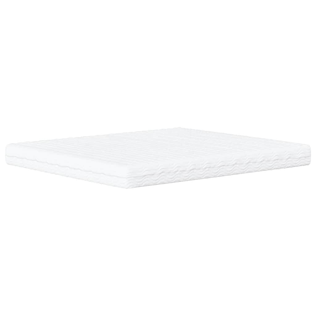vidaXL Κρεβάτι με Στρώμα Hvar Μαύρο 180x200 εκ. από Συνθετικό δέρμα