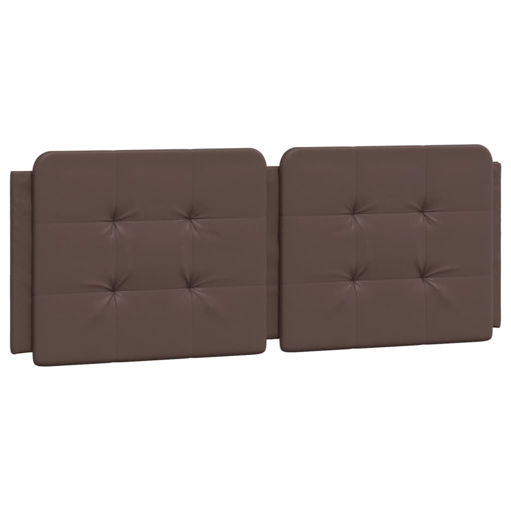 vidaXL Σκελετός Κρεβατιού Χωρίς Στρώμα Zadar Καφέ 120x200ε κ. από Συνθετικό Δέρμα