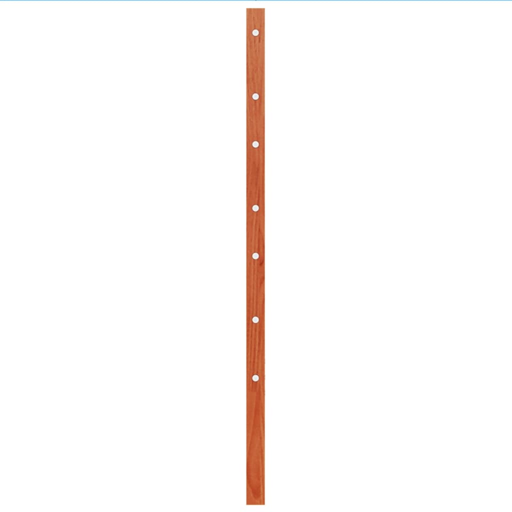 vidaXL Κεφαλάρι Καφέ Κεριού 100 εκ. από Μασίφ Ξύλο Πεύκου