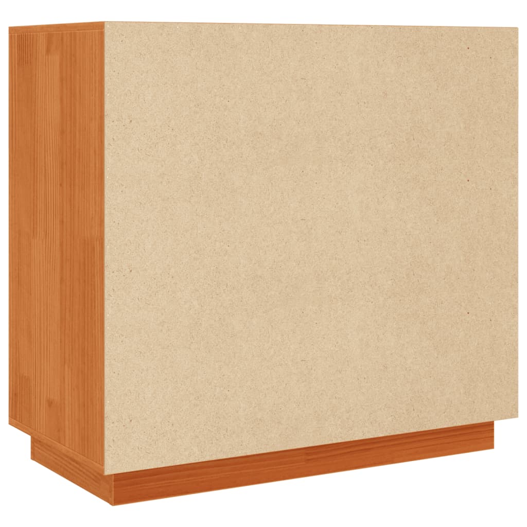 vidaXL Συρταριέρα Καφέ Κεριού 80 x 40 x 75 εκ. από Μασίφ Ξύλο Πεύκου