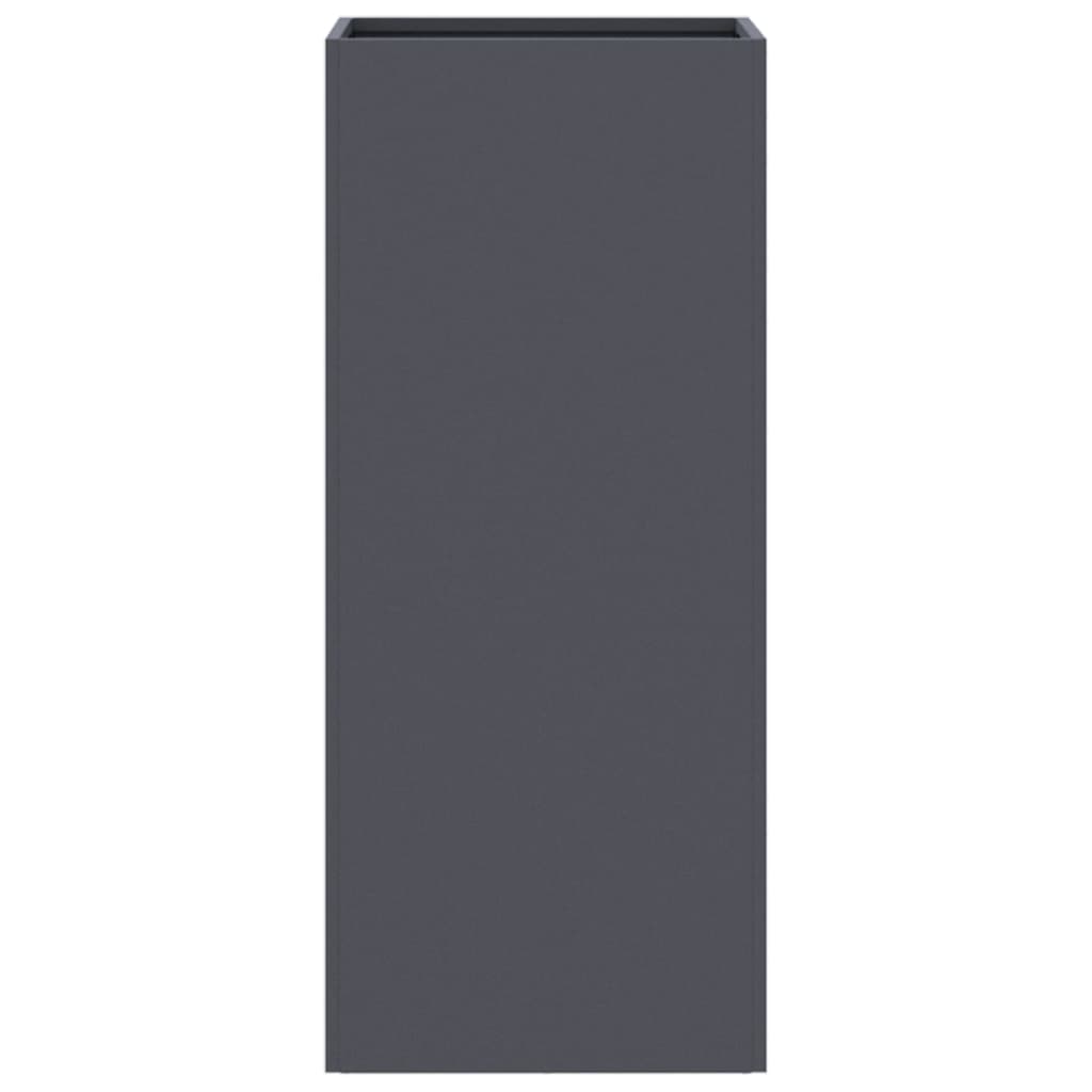 vidaXL Ζαρντινιέρα Ανθρακί 32x29x75 εκ. από Χάλυβα