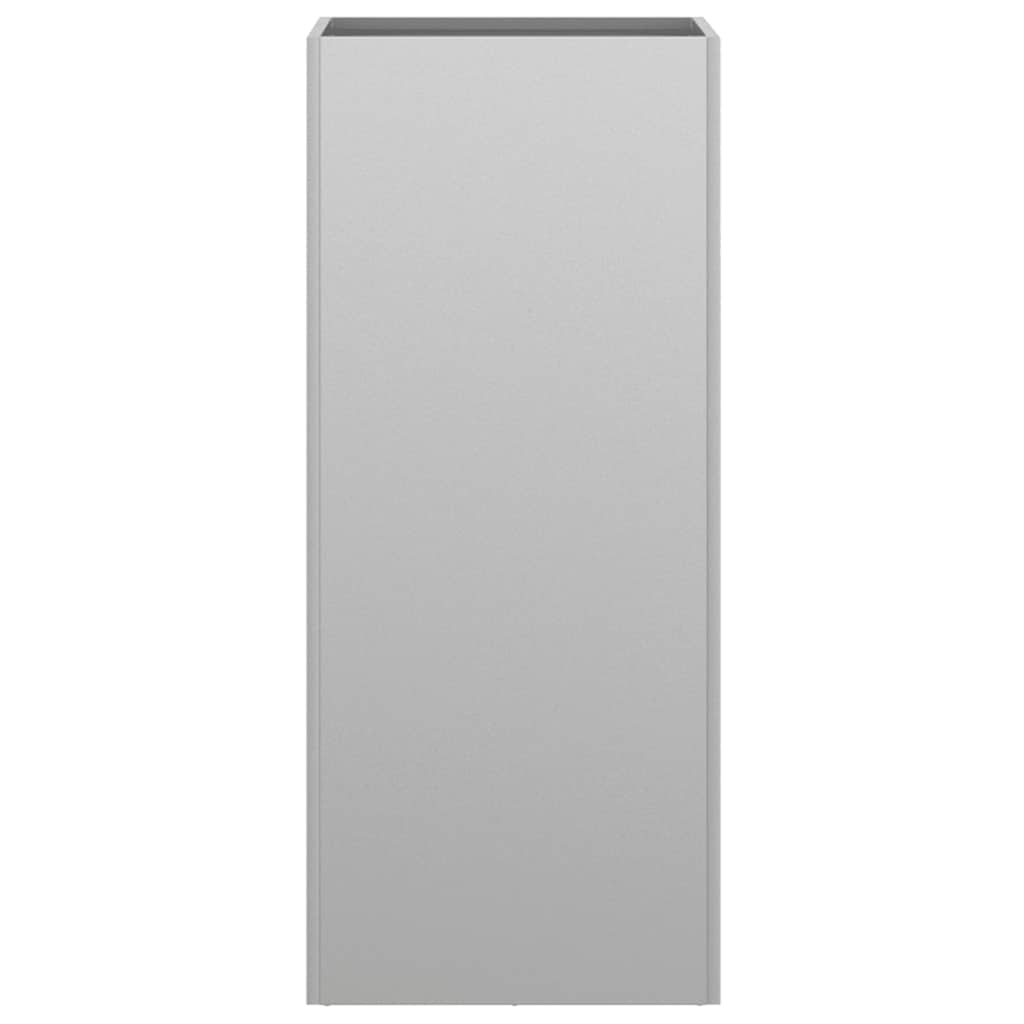 vidaXL Ζαρντινιέρα Ασημί 32x29x75 εκ. από Γαλβανισμένο Χάλυβα