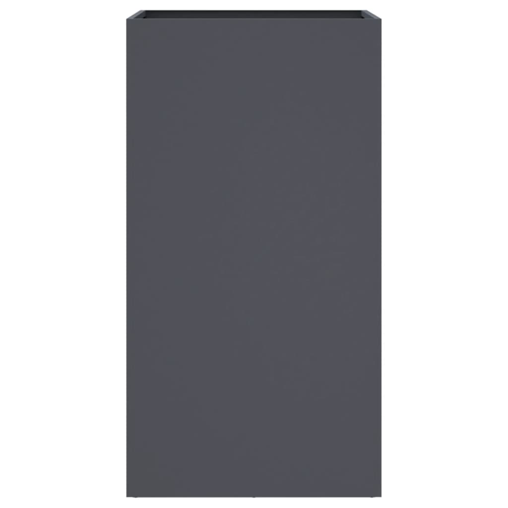 vidaXL Ζαρντινιέρα Ανθρακί 42x38x75 εκ. από Χάλυβα