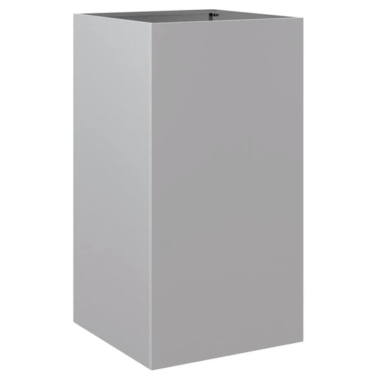 vidaXL Ζαρντινιέρα Ασημί 42x38x75 εκ. από Γαλβανισμένο Χάλυβα