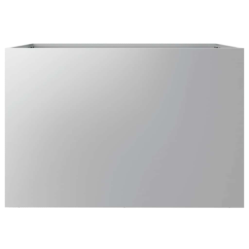 vidaXL Ζαρντινιέρα Ασημί 62x47x46 εκ. από Γαλβανισμένο Χάλυβα