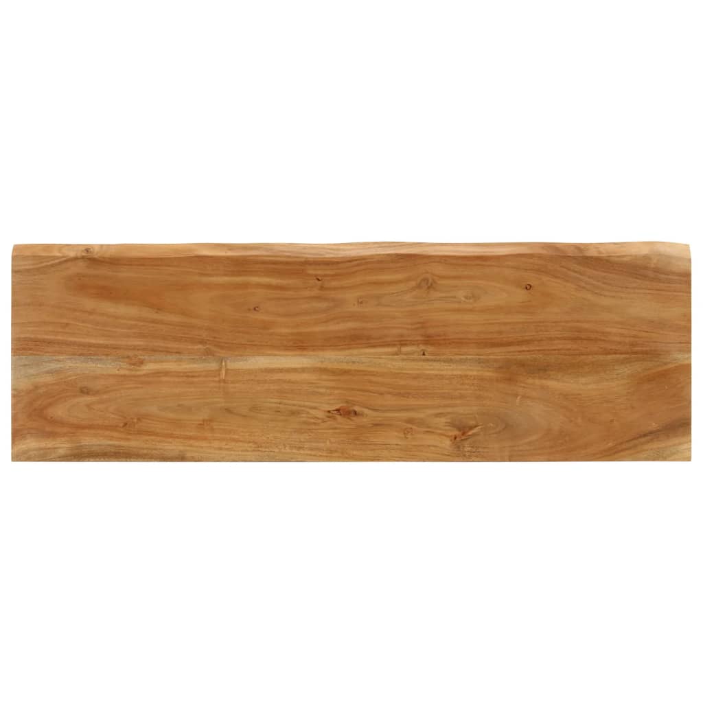 vidaXL Πάγκος με Τεχνοτροπία Live Edge 105 εκ. από Μασίφ Ξύλο Ακακίας