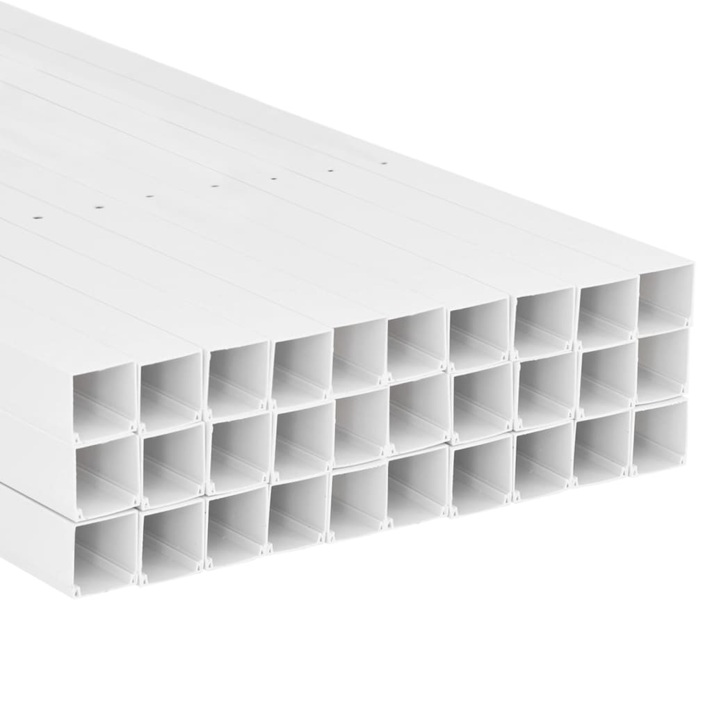 vidaXL Κανάλι Καλωδίων 60 x 60 χιλ. 30 μ. από PVC