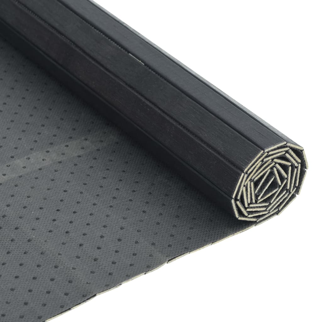 vidaXL Χαλί Ορθογώνιο Γκρι 60x100 εκ. από Μπαμπού