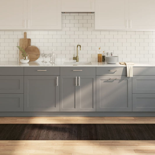 vidaXL Χαλί Ορθογώνιο Σκούρο Καφέ 60 x 400 εκ. Μπαμπού