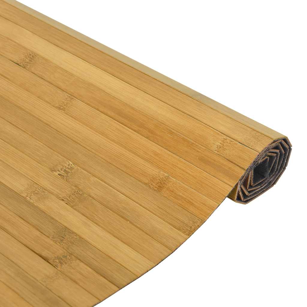 vidaXL Χαλί Ορθογώνιο Φυσικό 60 x 500 εκ. Μπαμπού