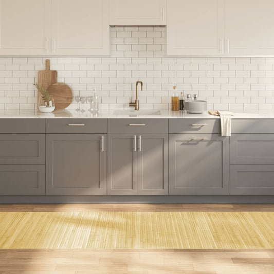 vidaXL Χαλί Ορθογώνιο Ανοιχτό Φυσικό 80 x 300 εκ. Μπαμπού