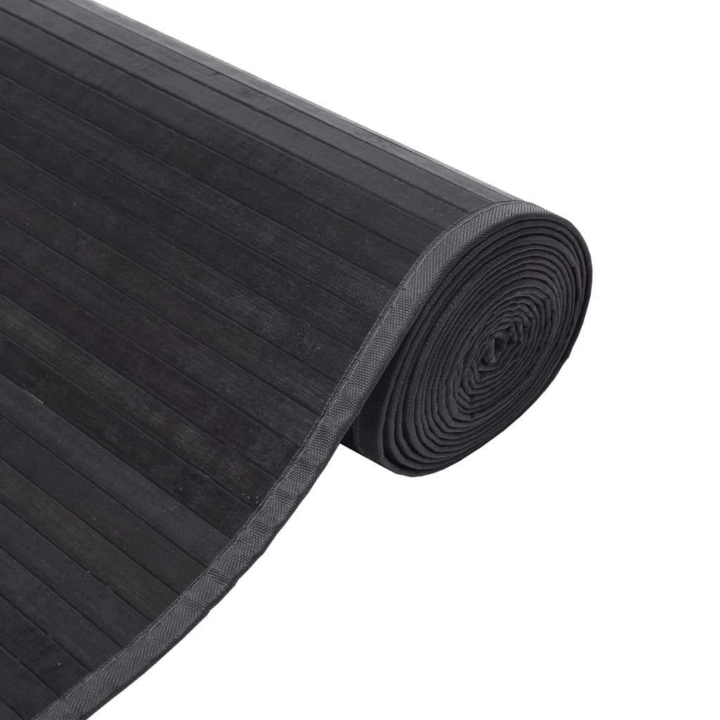 vidaXL Χαλί Ορθογώνιο Γκρι 60x100 εκ. από Μπαμπού