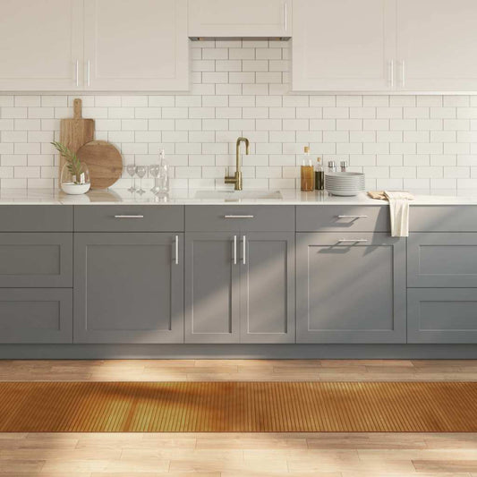 vidaXL Χαλί Ορθογώνιο Καφέ 60 x 500 εκ. Μπαμπού