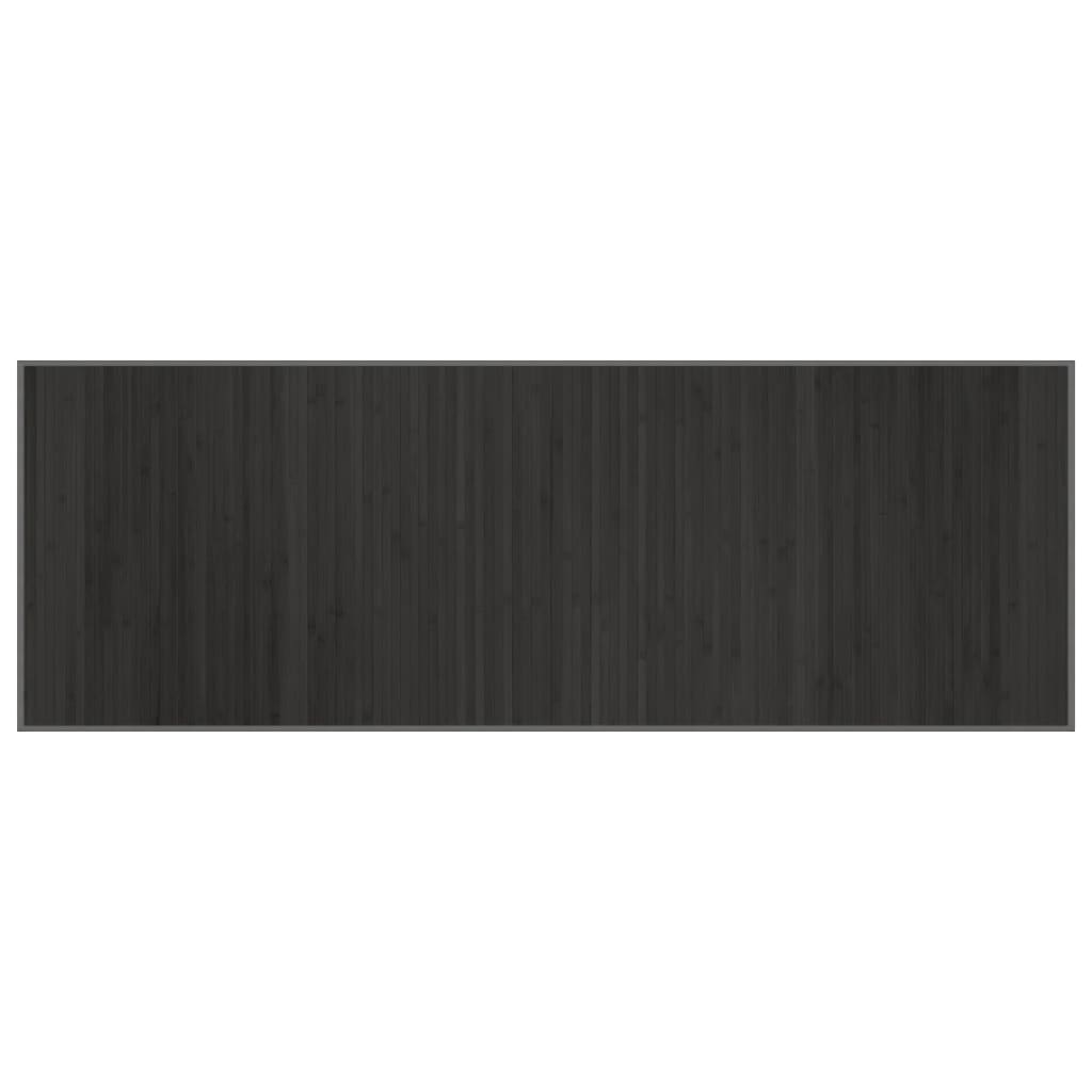 vidaXL Χαλί Ορθογώνιο Γκρι 70 x 200 εκ. από Μπαμπού