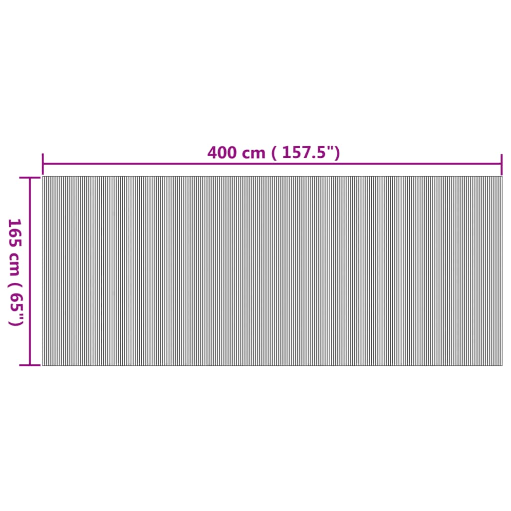 vidaXL Διαχωριστικό Δωματίου Φυσικό 165 x 400 εκ. από Μπαμπού