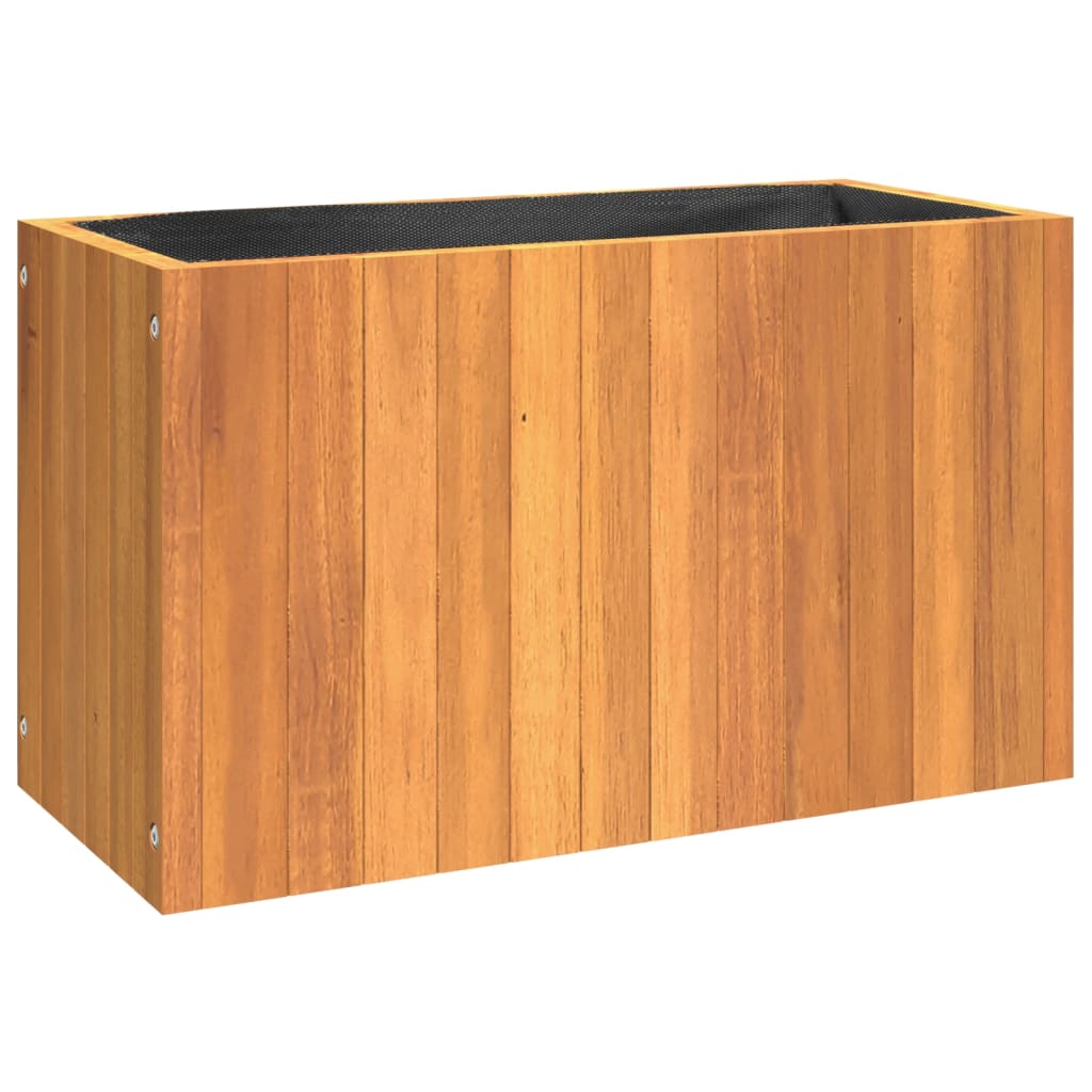 vidaXL Ζαρντινιέρα Κήπου 59 x 27,5 x 35 εκ. από Μασίφ Ξύλο Ακακίας
