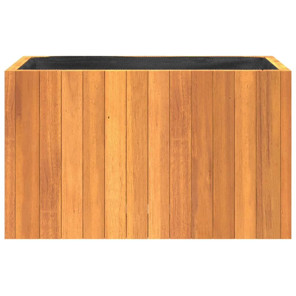 vidaXL Ζαρντινιέρα Κήπου 59 x 27,5 x 35 εκ. από Μασίφ Ξύλο Ακακίας