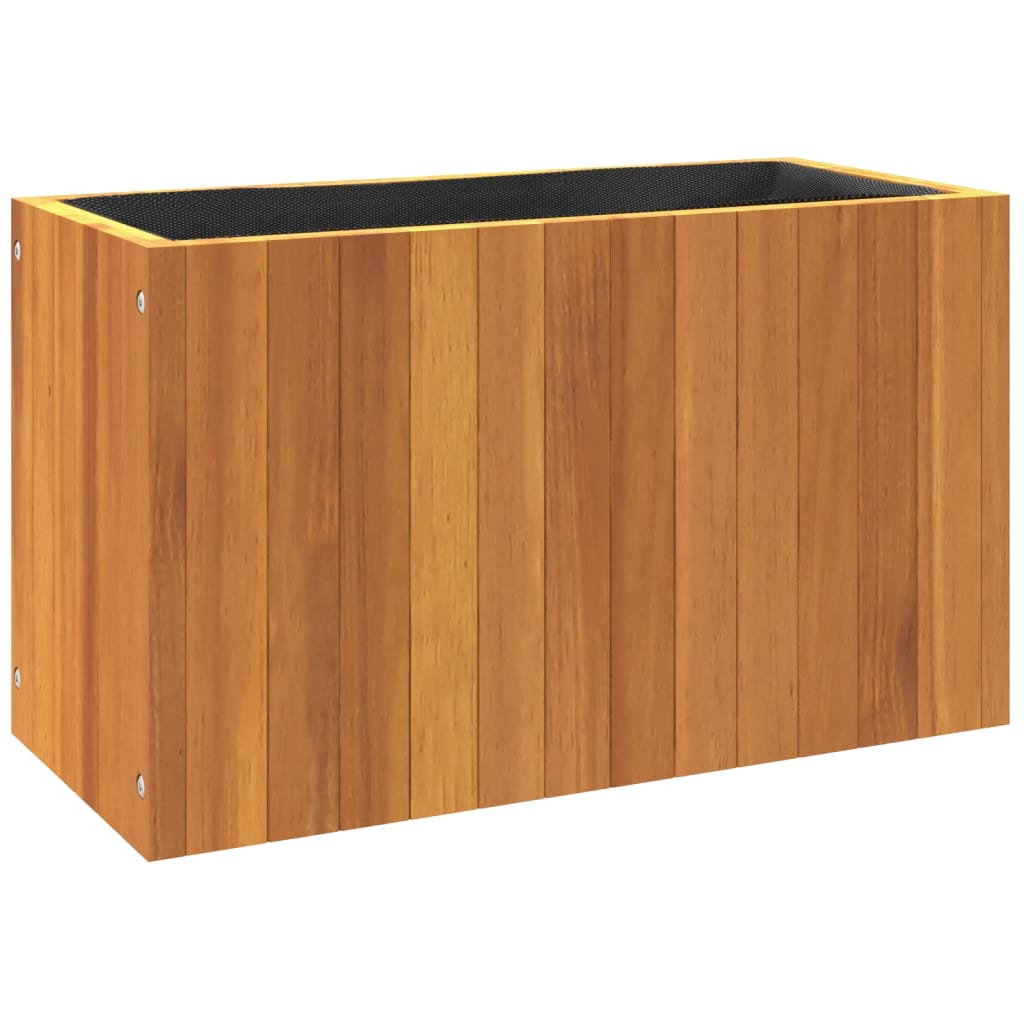 vidaXL Ζαρντινιέρα Κήπου 59 x 27,5 x 35 εκ. από Μασίφ Ξύλο Ακακίας