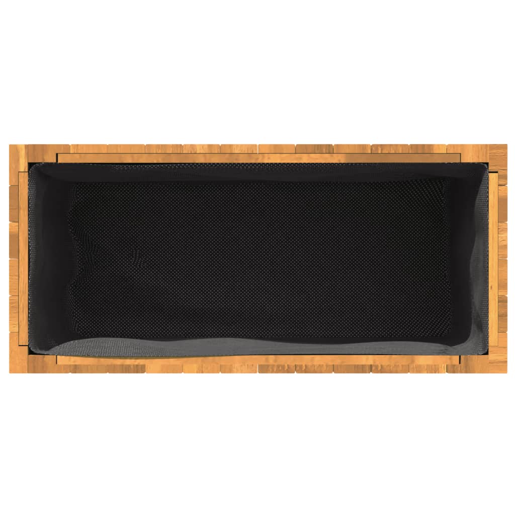 vidaXL Ζαρντινιέρα Κήπου 59 x 27,5 x 35 εκ. από Μασίφ Ξύλο Ακακίας