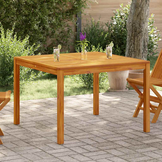 vidaXL Τραπεζαρία Κήπου 110x110x75 εκ. από Μασίφ Ξύλο Ακακίας
