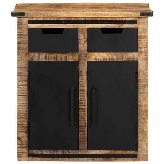 vidaXL Έπιπλο Αποθήκευσης 2 Συρτάρια 55x35x60 εκ. Μασίφ Ξύλο Μάνγκο