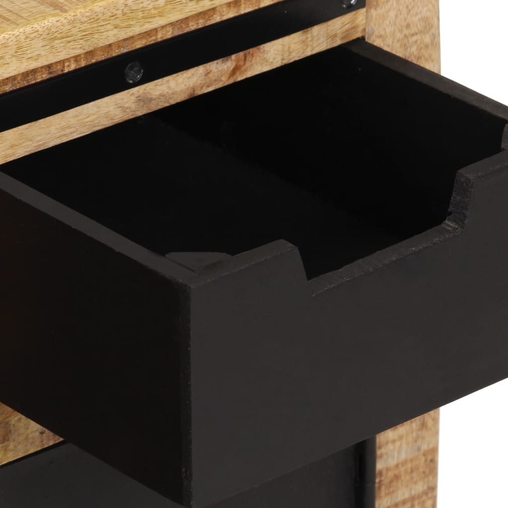 vidaXL Έπιπλο Αποθήκευσης 2 Συρτάρια 55x35x60 εκ. Μασίφ Ξύλο Μάνγκο