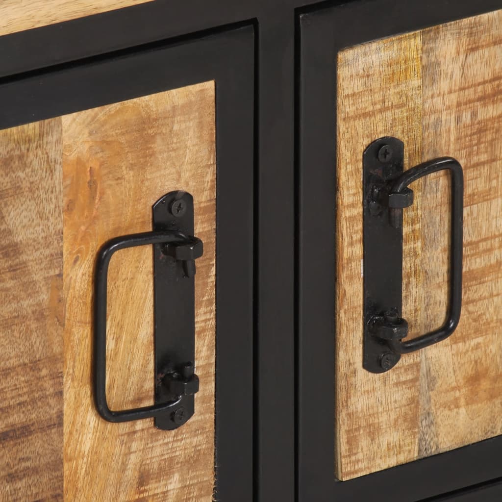 vidaXL Τραπεζάκι Σαλονιού 80x50x40 εκ. Μασίφ Ακατέργαστο Ξύλο Μάνγκο