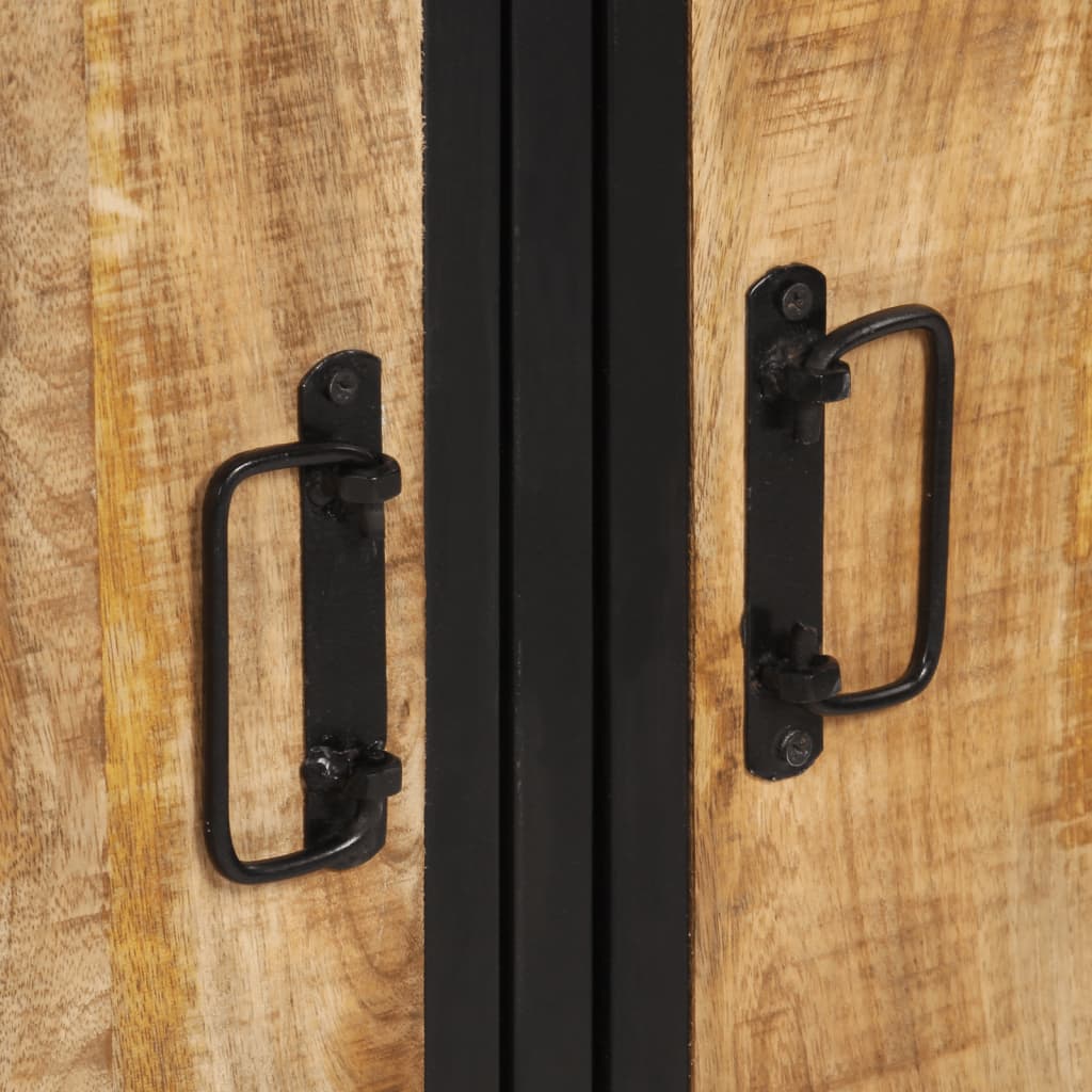 vidaXL Μπουφές 105x35x70 εκ. από Μασίφ Ακατέργαστο Ξύλο Μάνγκο