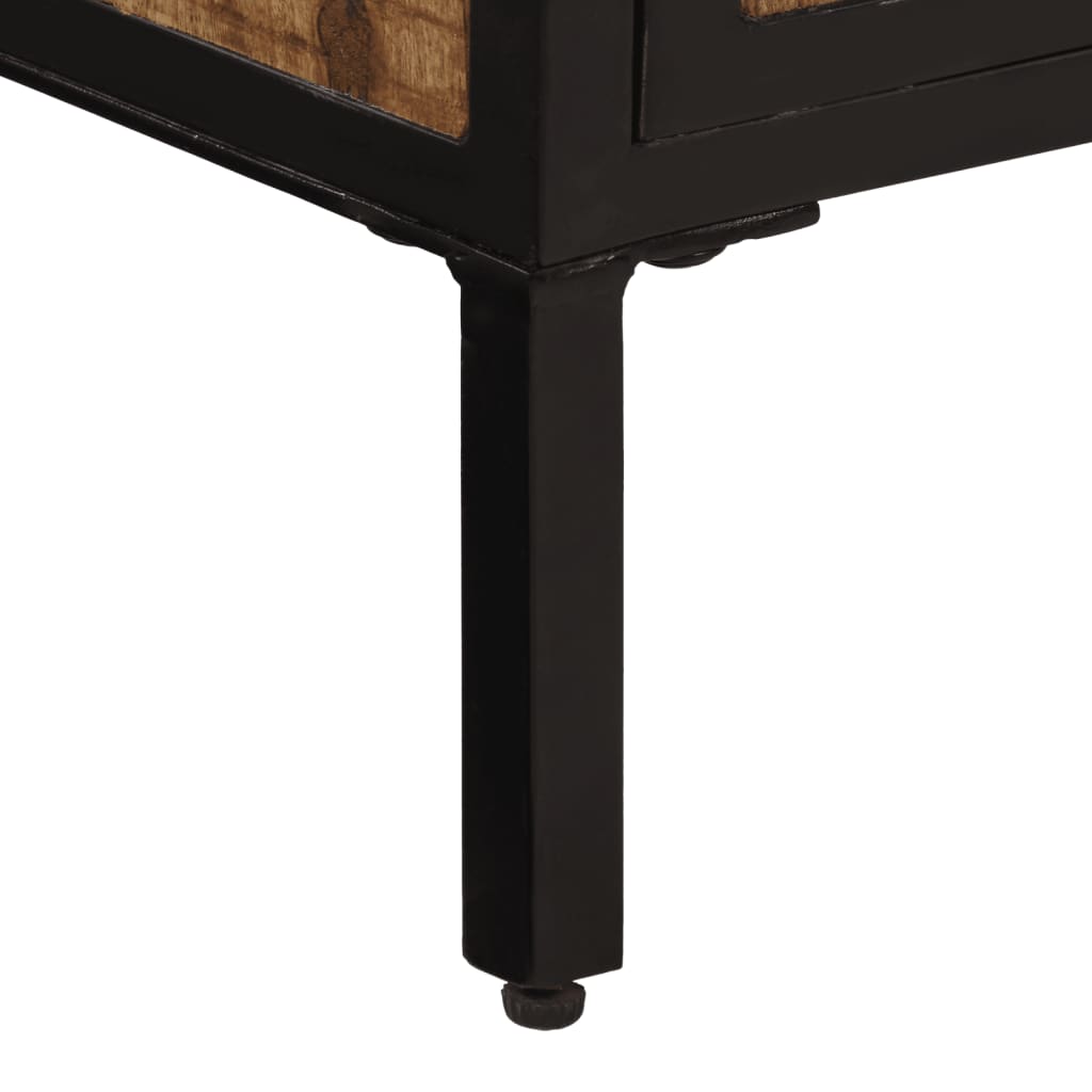 vidaXL Μπουφές 105x35x70 εκ. από Μασίφ Ακατέργαστο Ξύλο Μάνγκο