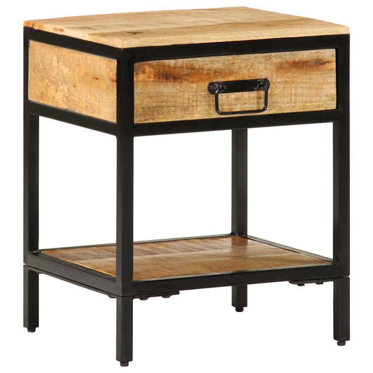 vidaXL Κομοδίνο 40x35x50 εκ. Μασίφ Ξύλο Μάνγκο