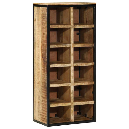 vidaXL Ντουλάπα Παπουτσιών Καφέ 50 x 30 x 110 εκ Μασίφ ξύλο μάνγκο