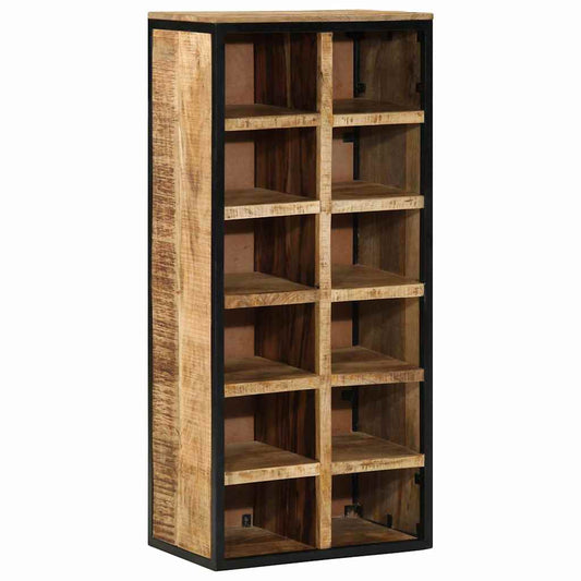 vidaXL Ντουλάπα Παπουτσιών Καφέ 50 x 30 x 110 εκ Μασίφ ξύλο μάνγκο